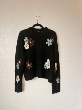 Rails Women's Black Daisy Sweater - XL